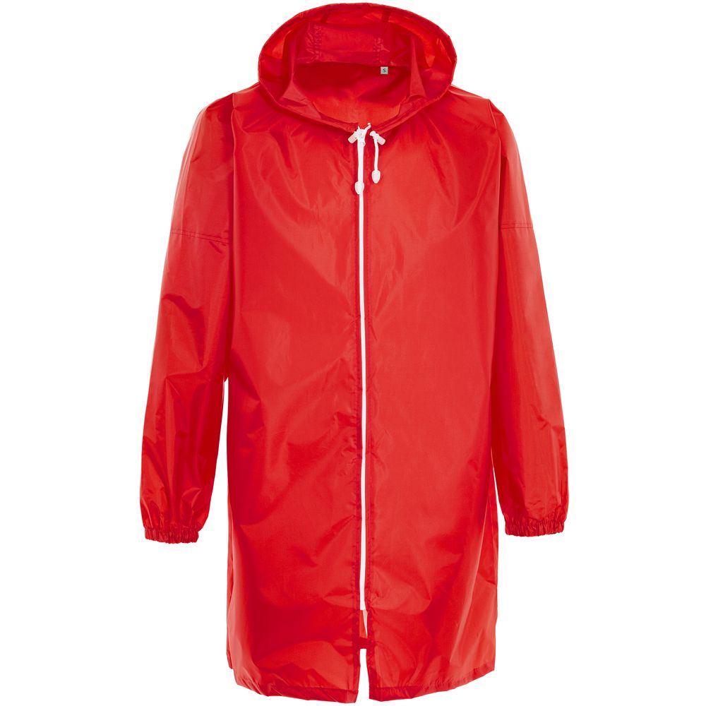 Дождевик Rainman Zip, красный с логотипом