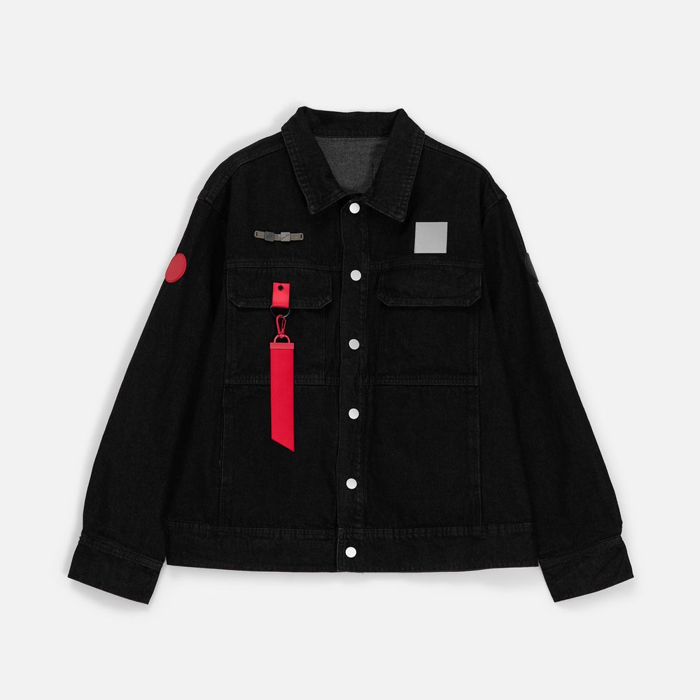 Куртка-конструктор джинсовая Spalio с логотипом