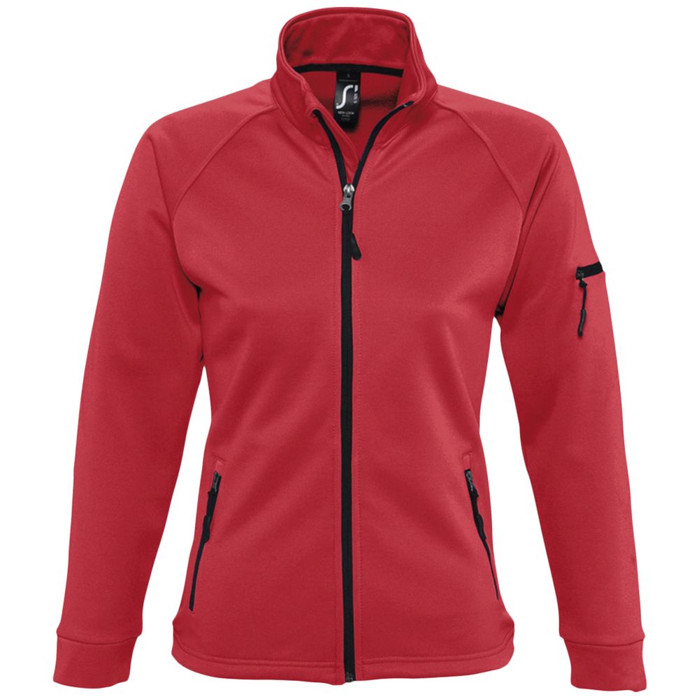 Куртка флисовая женская New Look Women 250, красная с логотипом