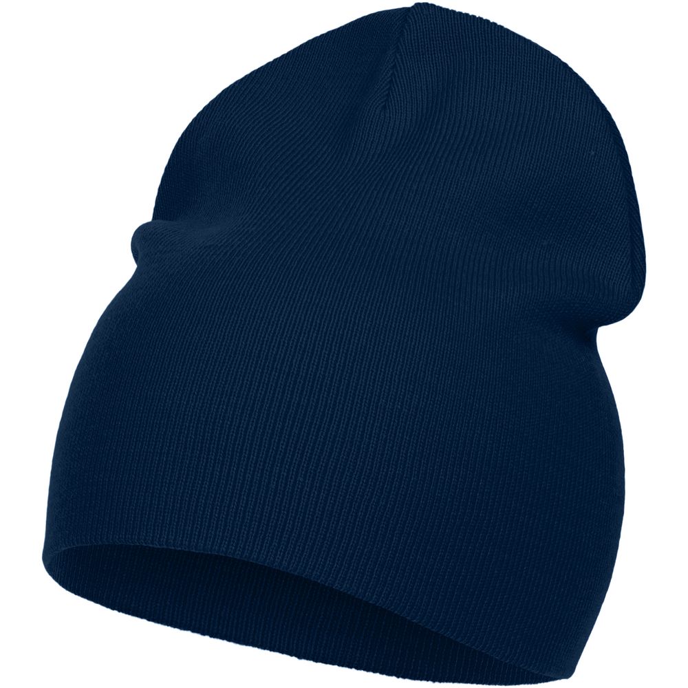 Шапка Tube Top, темно-синяя (сапфир) с логотипом