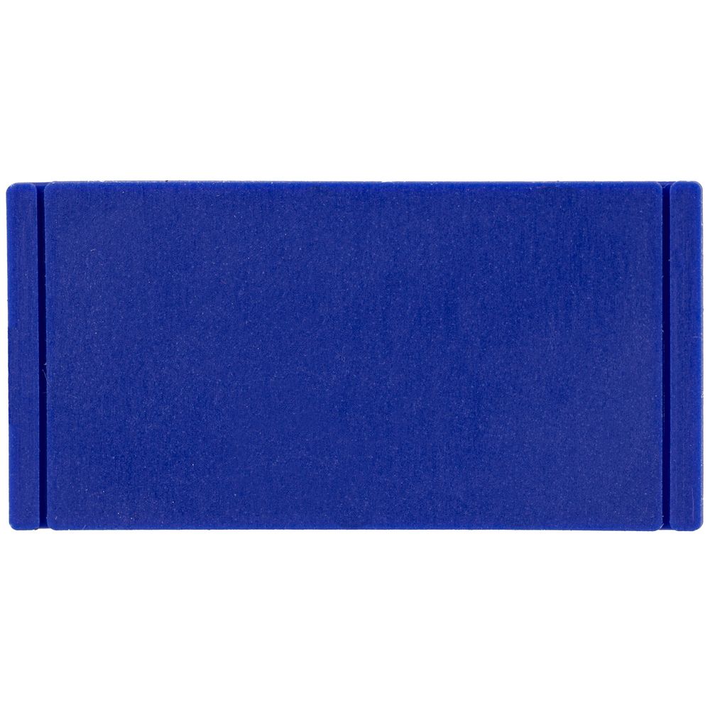 Лейбл из ПВХ Dzeta, XS, синий с логотипом