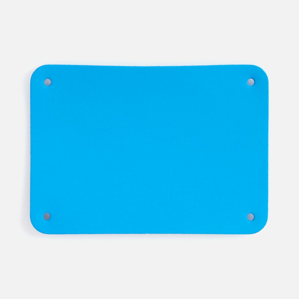 Лейбл Eta Soft Touch, XL, голубой с логотипом