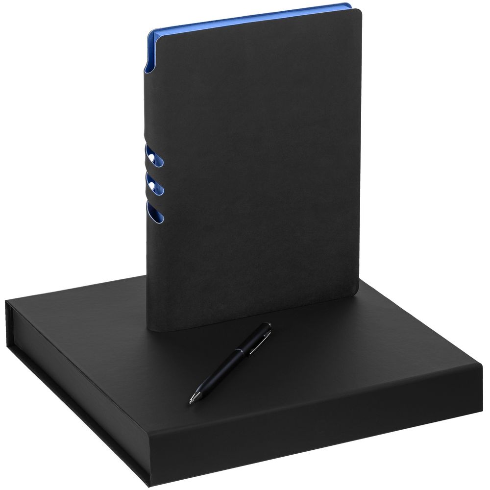 Набор Flexpen Black, синий с логотипом