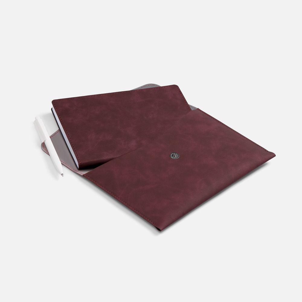Набор Urban Folder, бордовый с логотипом