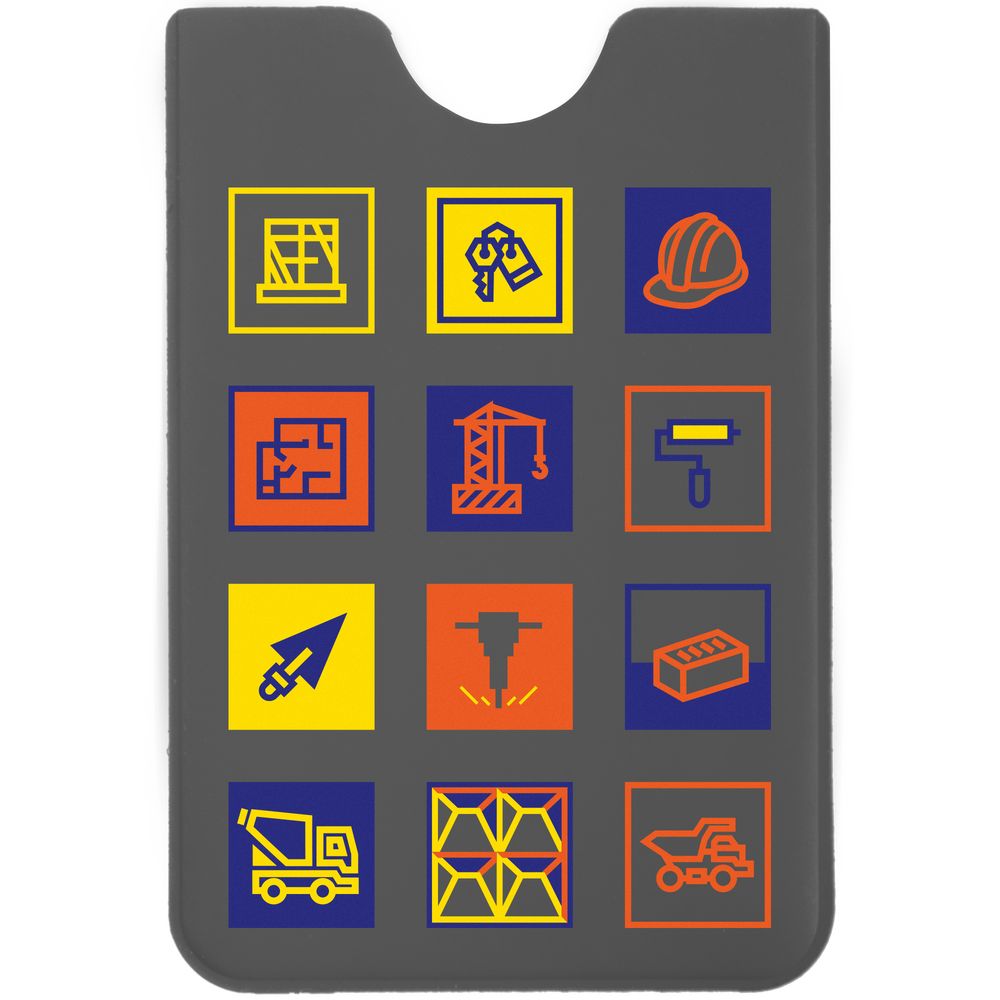 Чехол для карточки Industry, строительство с логотипом