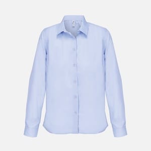 Рубашка женская Bailey Women, голубая с логотипом