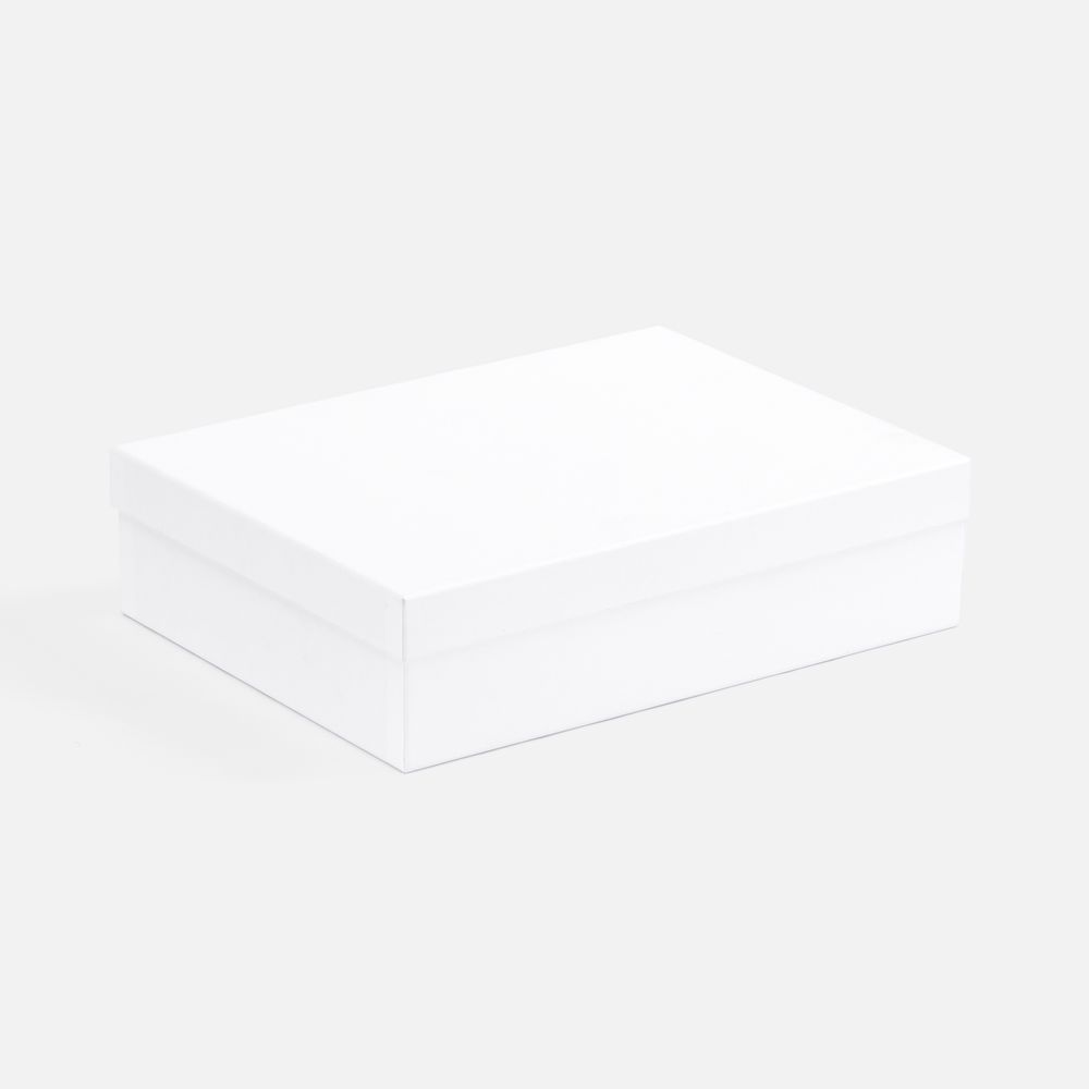 Коробка Drop Top, белая с логотипом