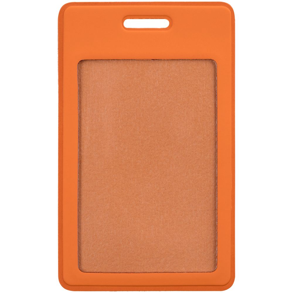 Чехол для пропуска Dorset, оранжевый с логотипом