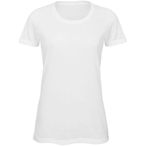 Футболка женская Sublimation, белая с логотипом