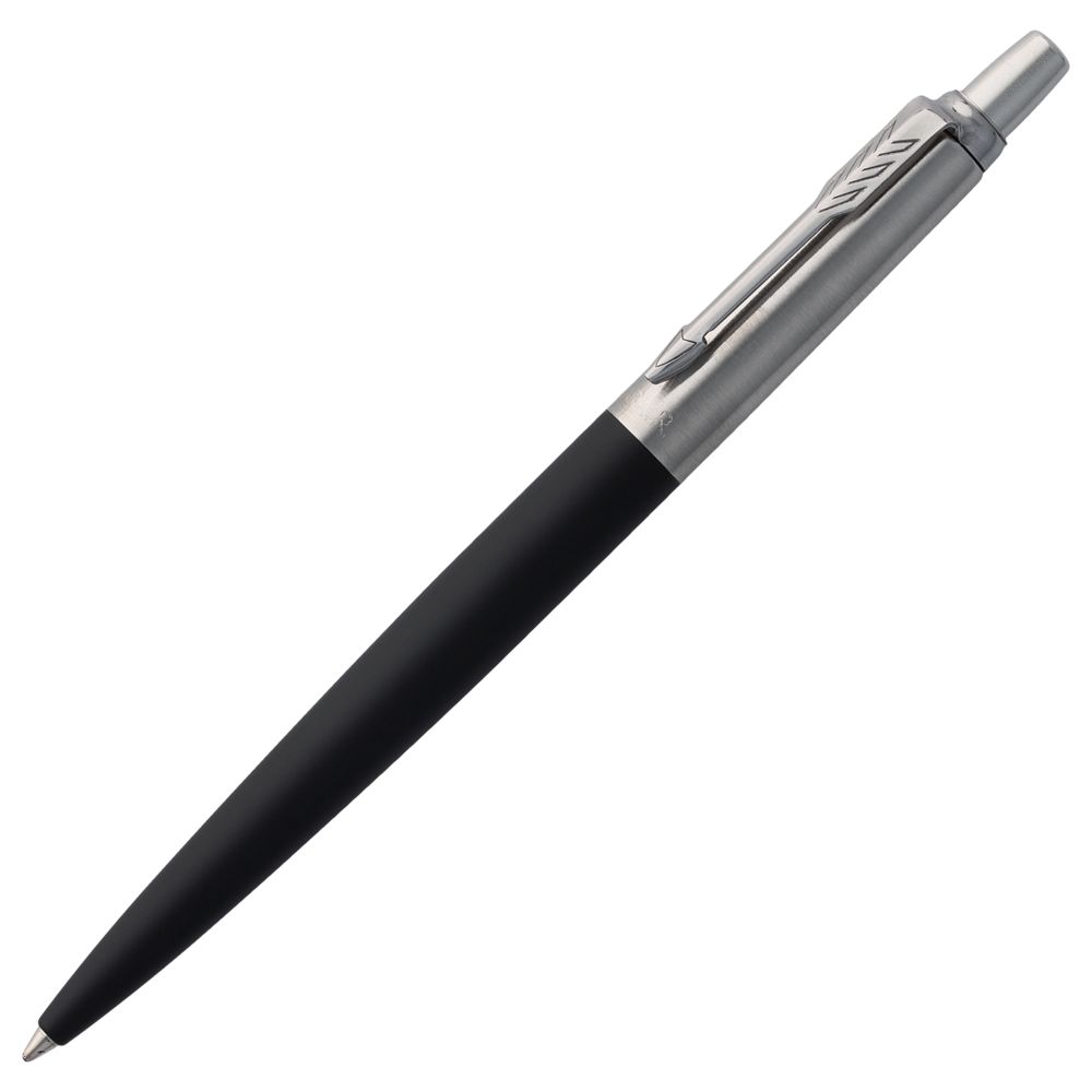 Ручка шариковая Parker Jotter Core K63, черный с серебристым с логотипом