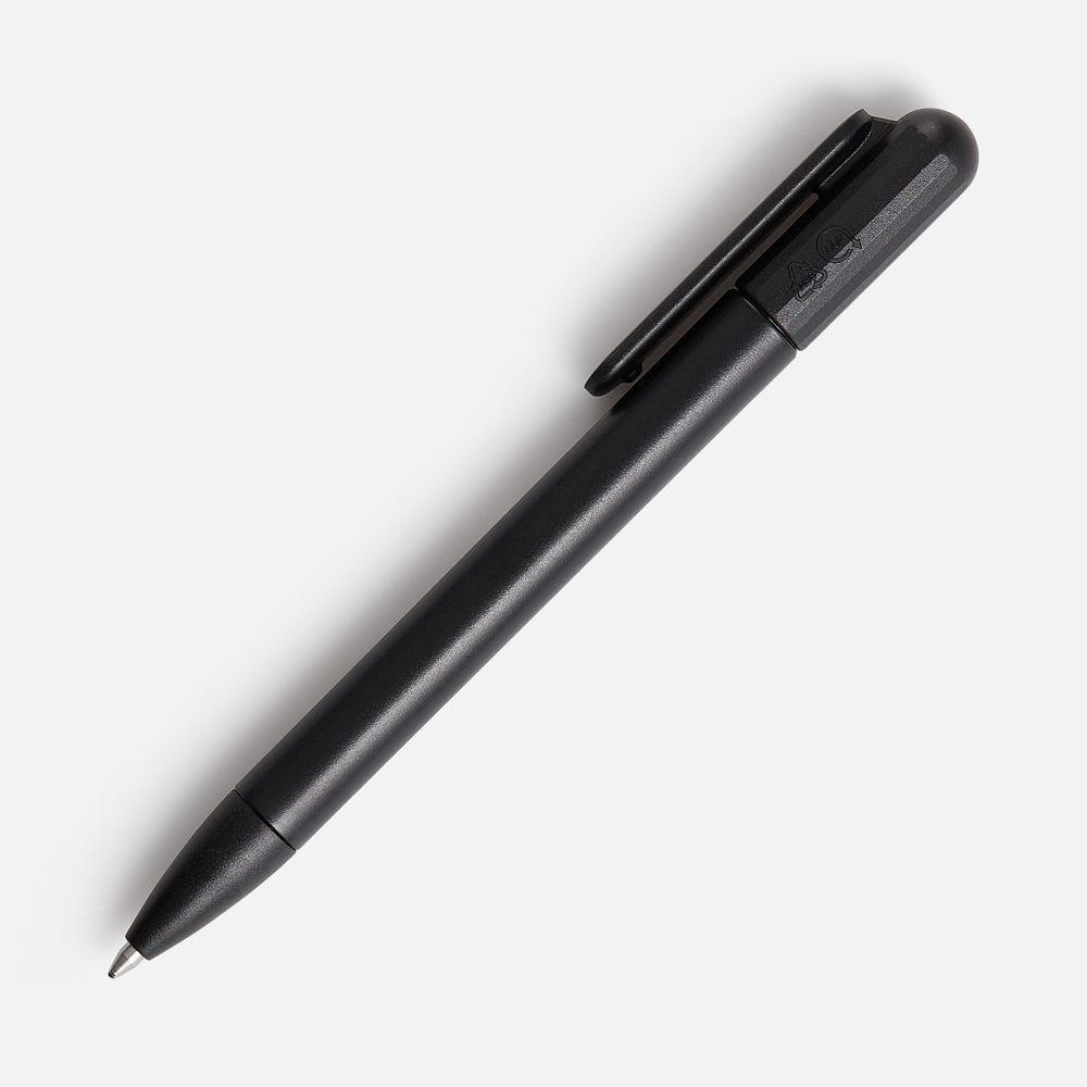 Ручка шариковая Prodir DS6S TMM, черная с логотипом