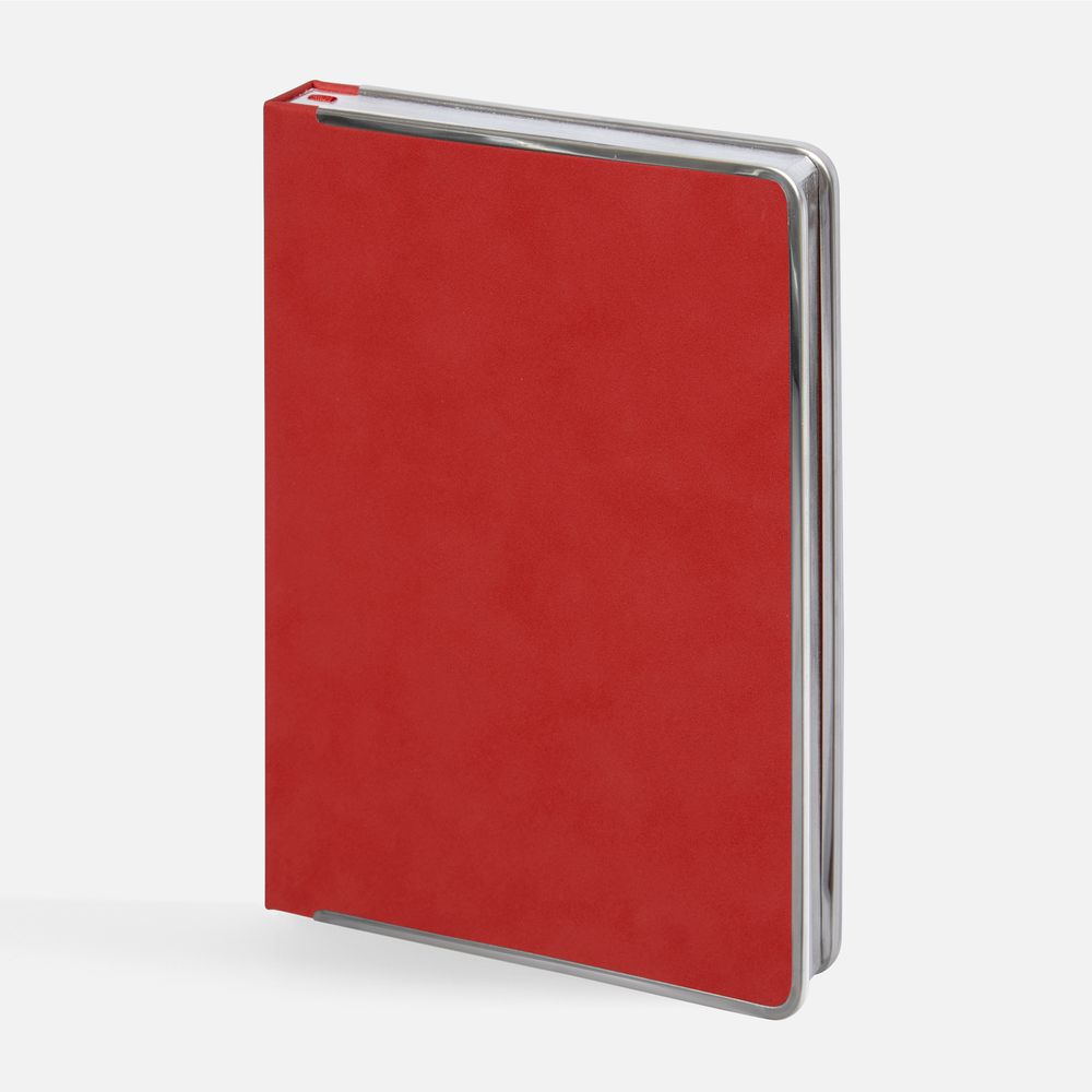 Ежедневник Metal Frame на заказ, датированный, красный с логотипом