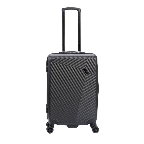 Чемодан Lama M, черный с логотипом