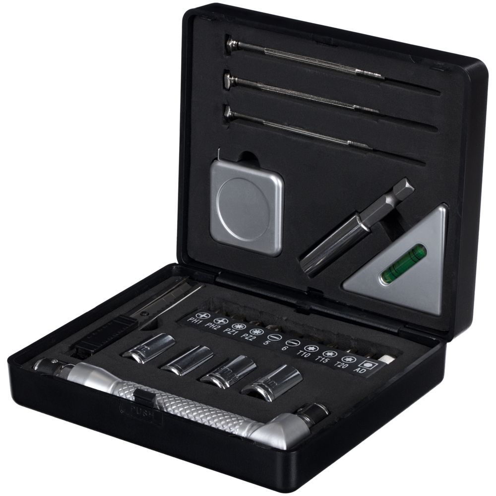 Инструменты с печатью логотипа. Набор инструментов Terraform по цене 1 395 ₽ руб. (артикул 63048.30) Набор инструментов Terraform, черный