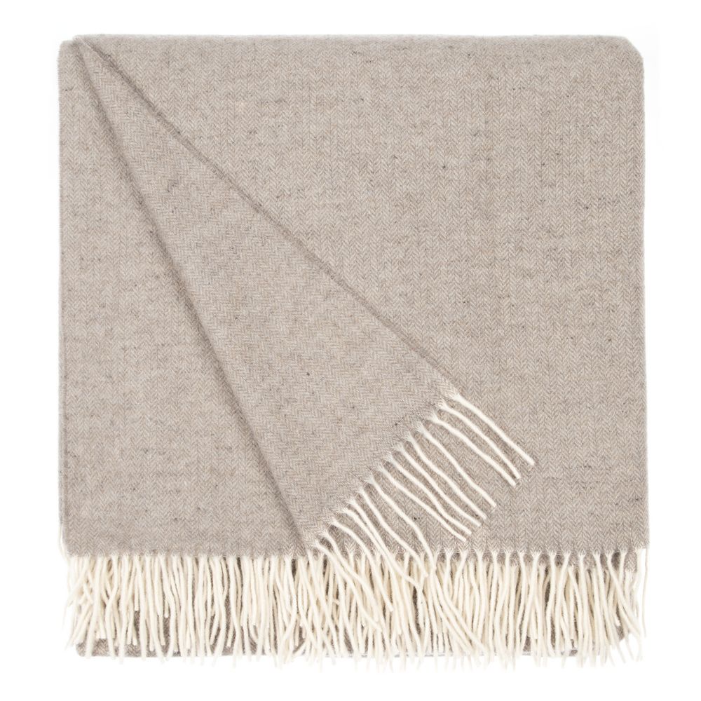 Плед «Гарда», бежевый с логотипом