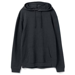 Толстовка с капюшоном унисекс Hoodie, темно-серая с логотипом
