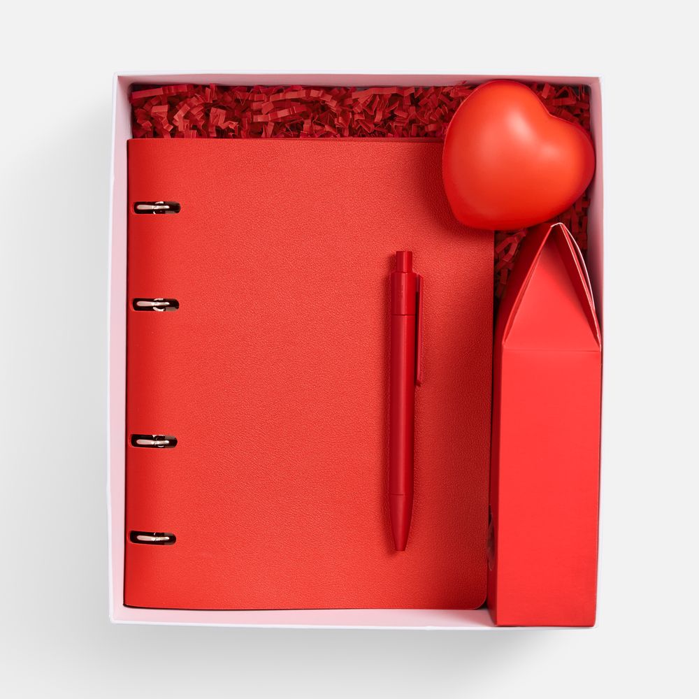 Набор Ringo Heart, красный с логотипом