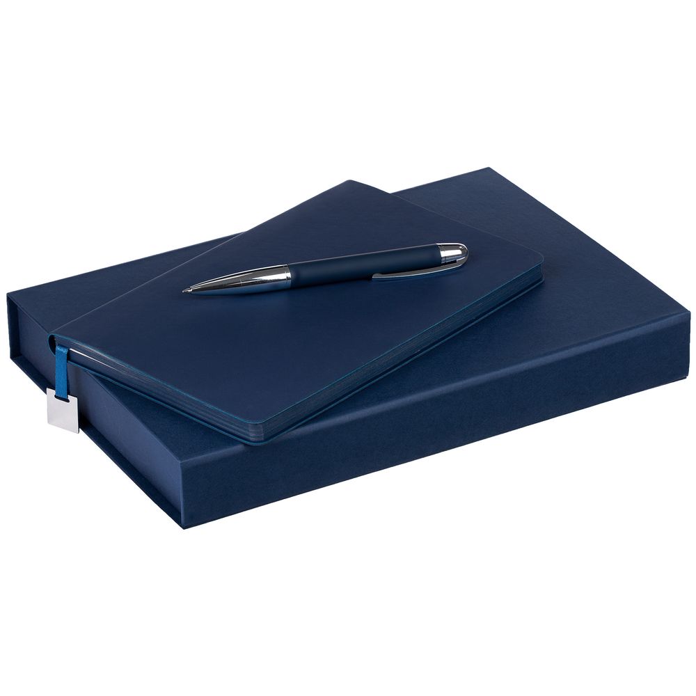 Набор Shall Light, синий с логотипом