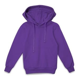 Худи детское Kirenga Kids 2.0, фиолетовое с логотипом