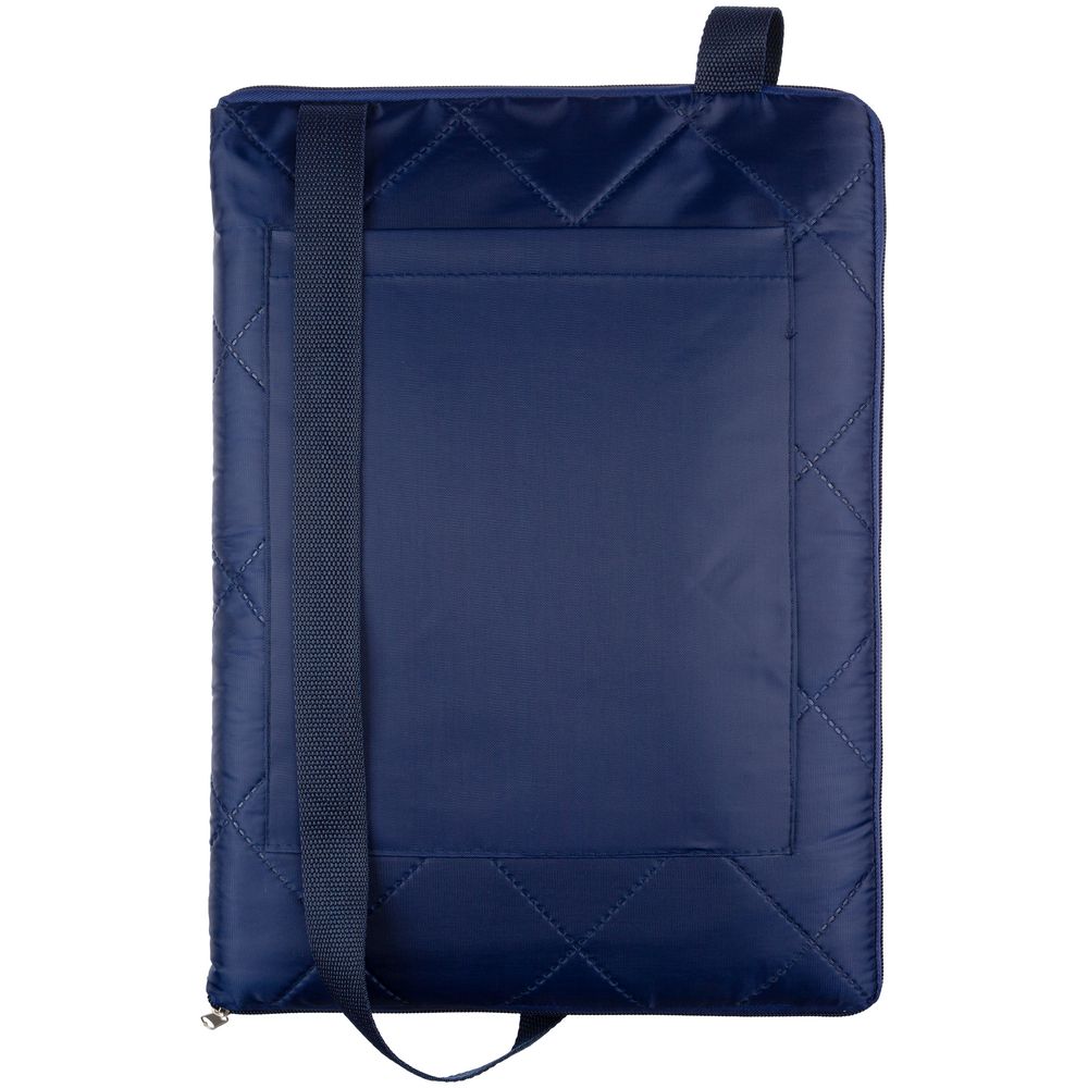 Плед для пикника Soft & Dry 2, синий с логотипом