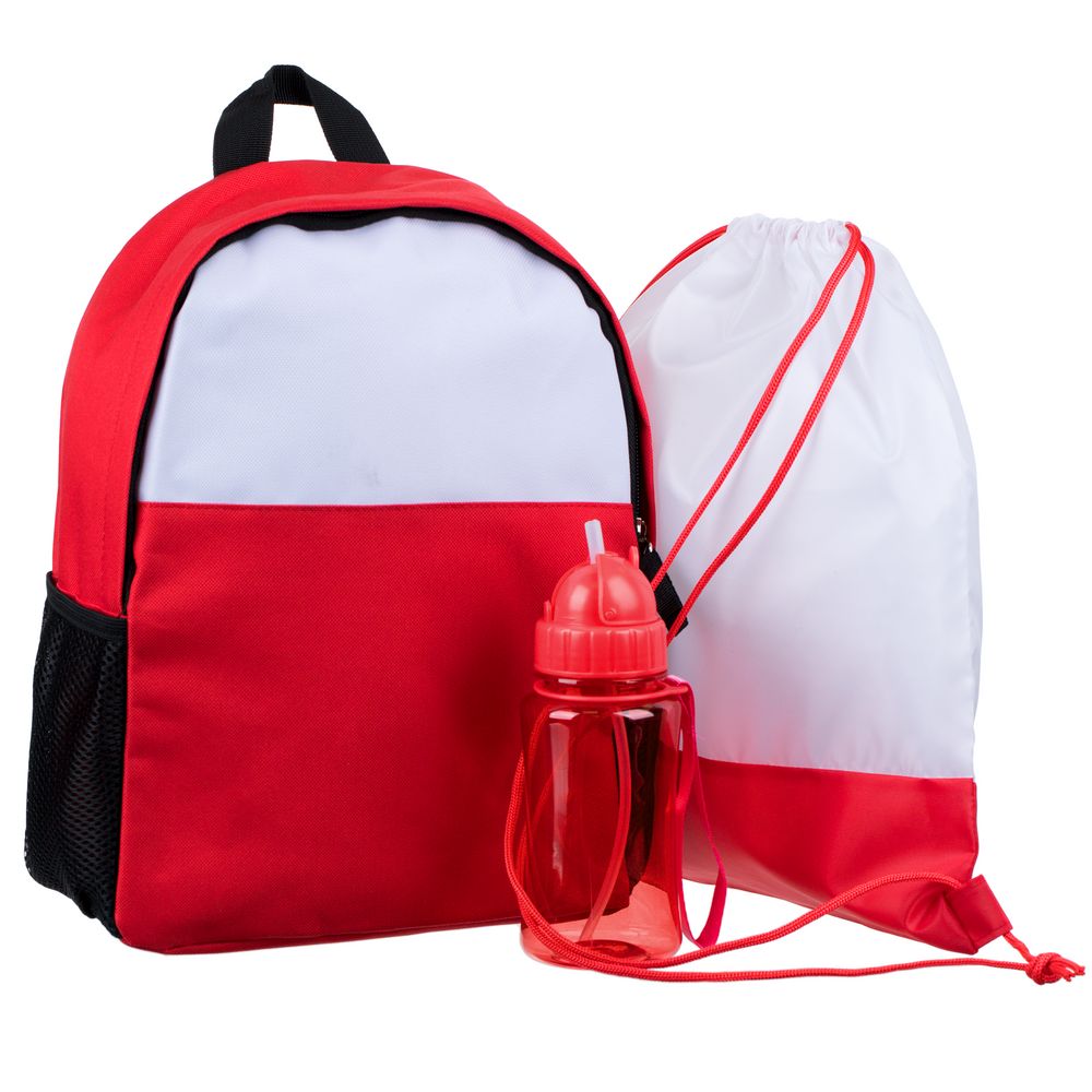 Детский набор Alumno, красный с логотипом