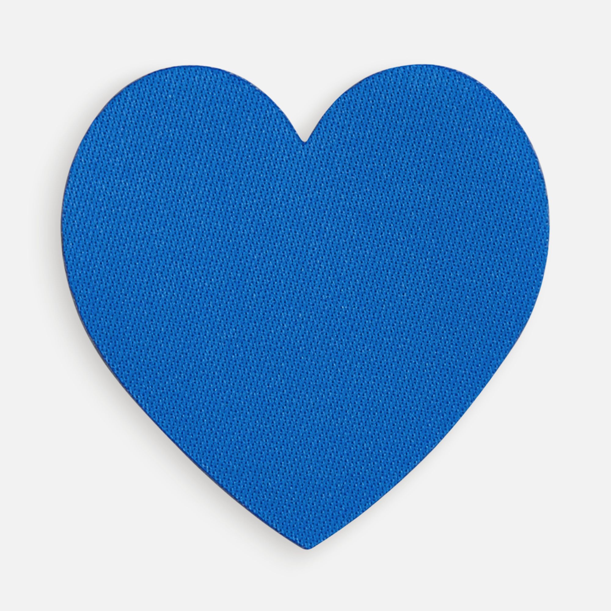 Наклейка тканевая Lunga Cor, M, синяя с логотипом