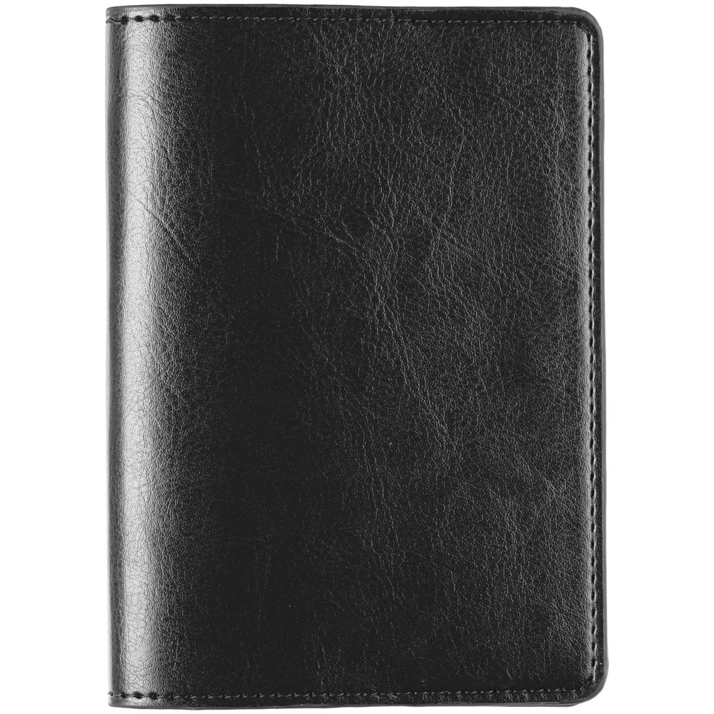 Обложка для паспорта Nebraska, черная с логотипом