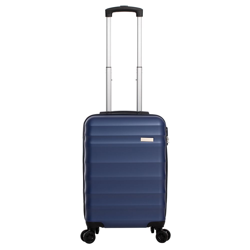 Чемодан Fattore S, синий с логотипом