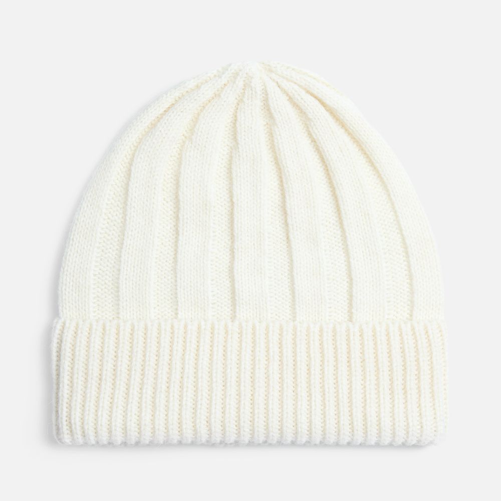 Шапка Bellish, белая (ванильная) с логотипом