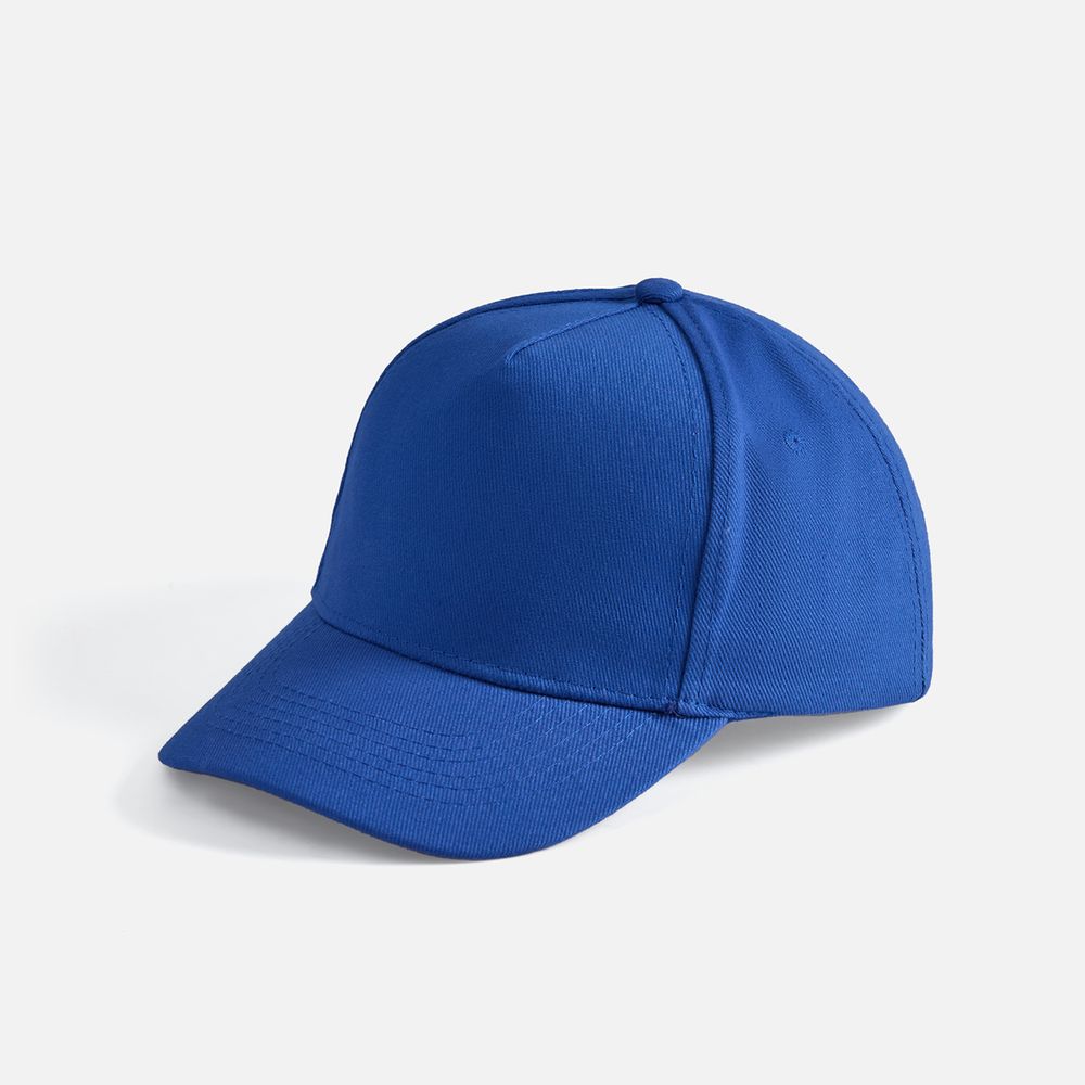 Бейсболка Long Beach, ярко-синяя с логотипом