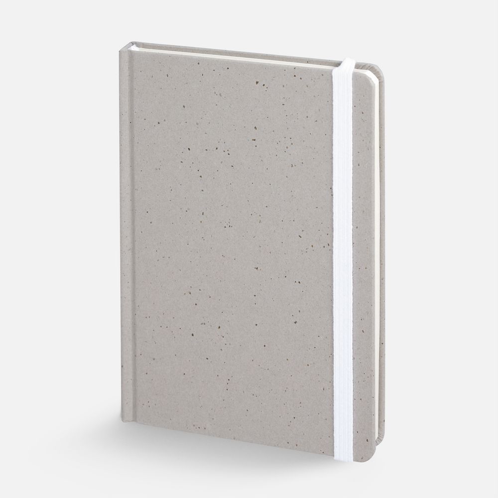 Блокнот Lactonica, серый с логотипом