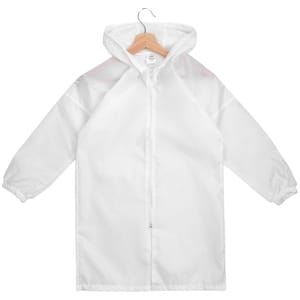 Дождевик детский Rainman Kids, белый с логотипом