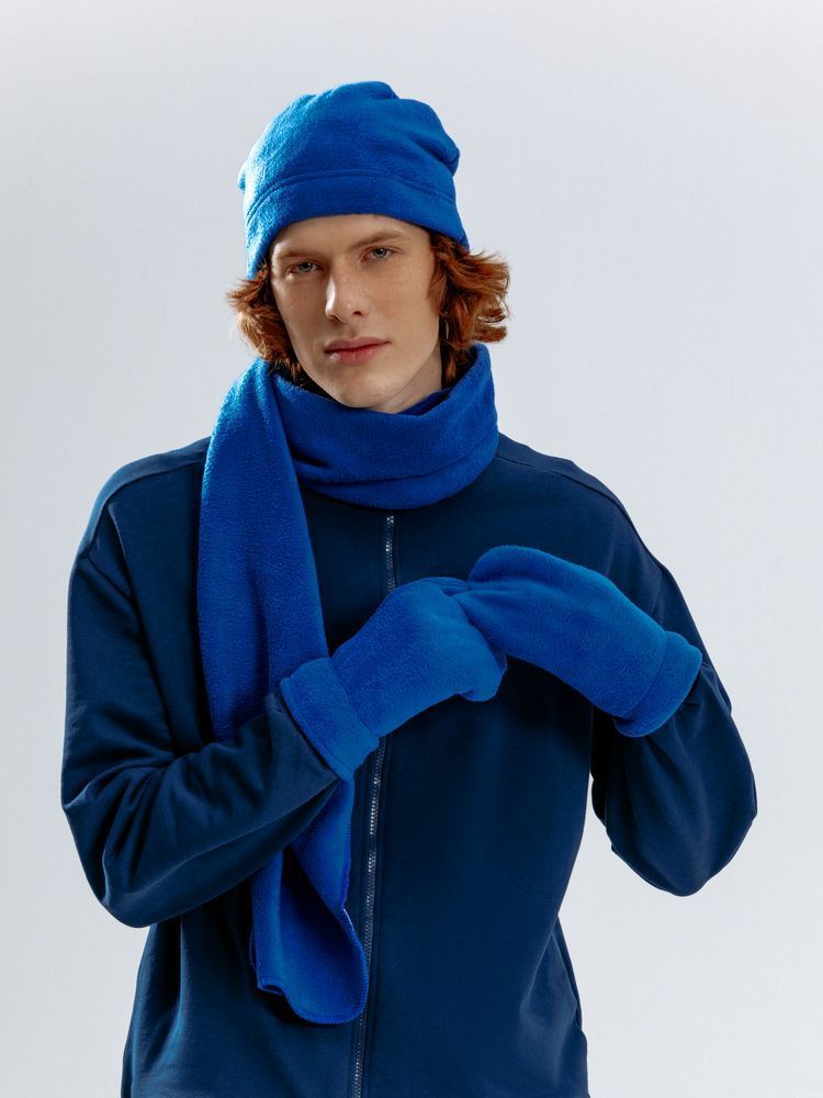 Шарфы с печатью логотипа. Шарф Fleecy по цене 391 ₽ руб. (артикул 17482.44) Шарф Fleecy, ярко-синий