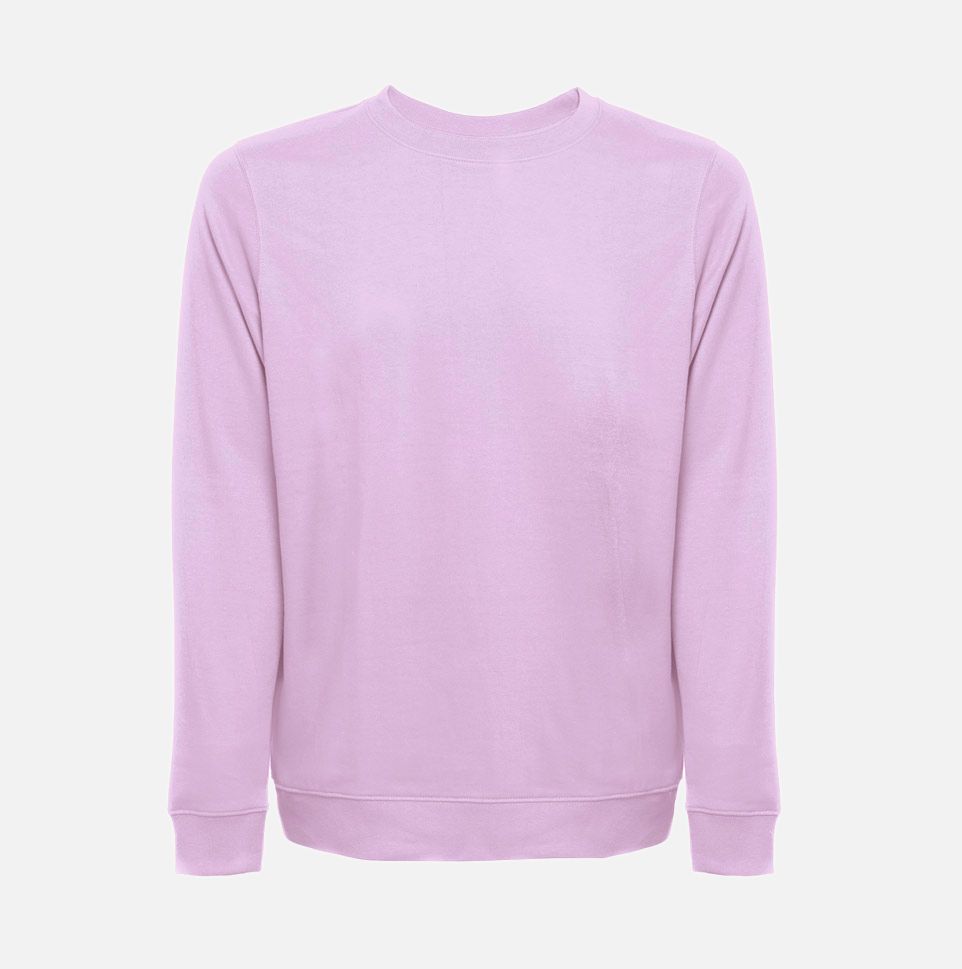 Свитшот унисекс Colombo, сиреневый с логотипом