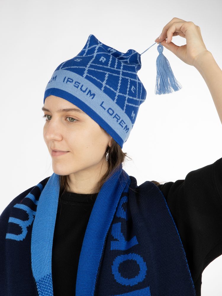 Шапка-петушок Cockerel на заказ, полушерсть с логотипом