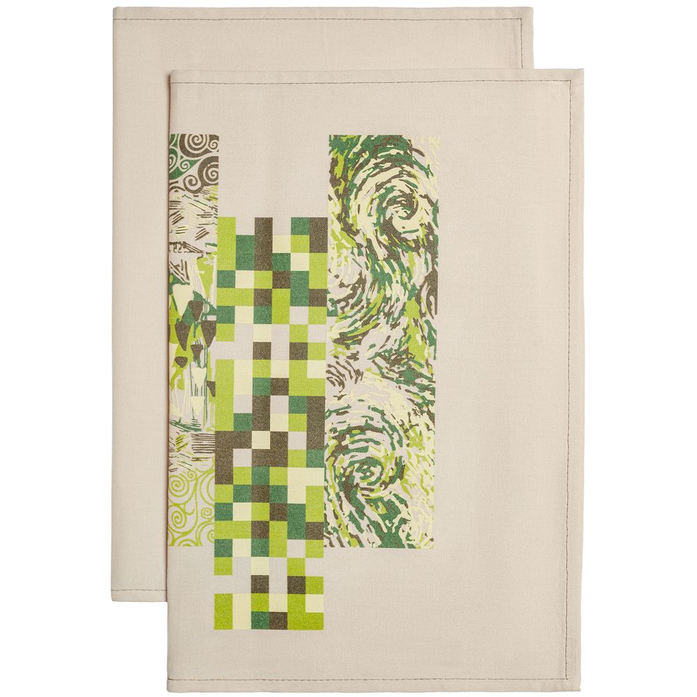 Набор кухонных полотенец «Искусство камуфляжа» с логотипом