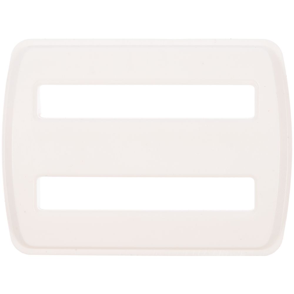 Пряжка — регулятор ремня Fermo, белая с логотипом