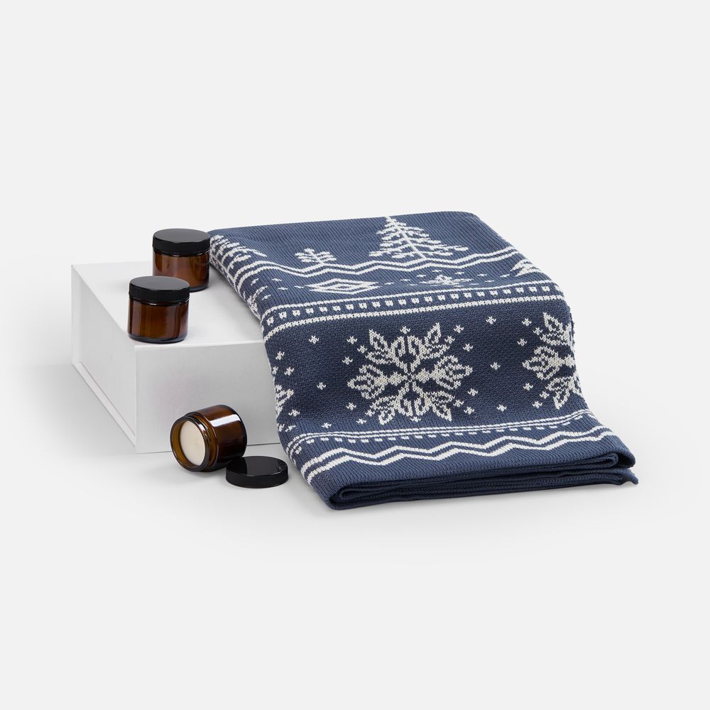 Набор Candleflakes, серый с логотипом