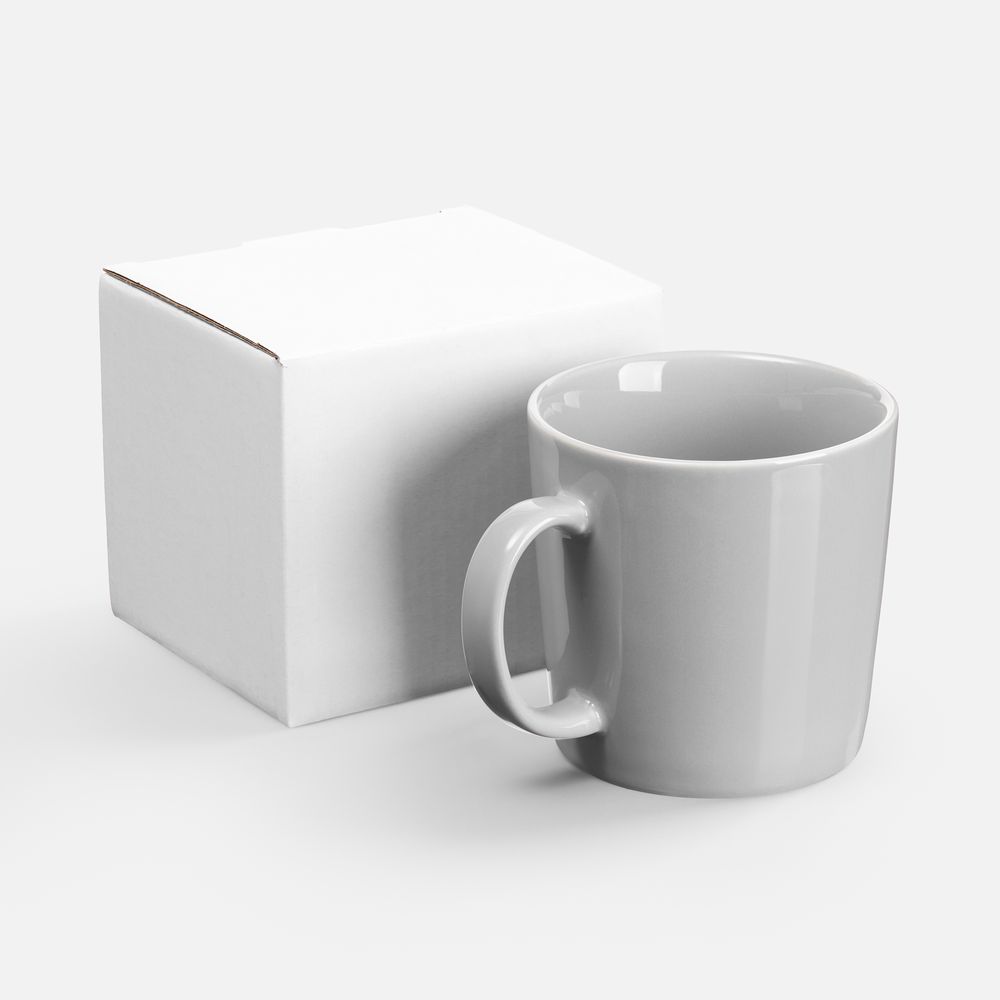 Кружка Valotti Grand, серая с логотипом