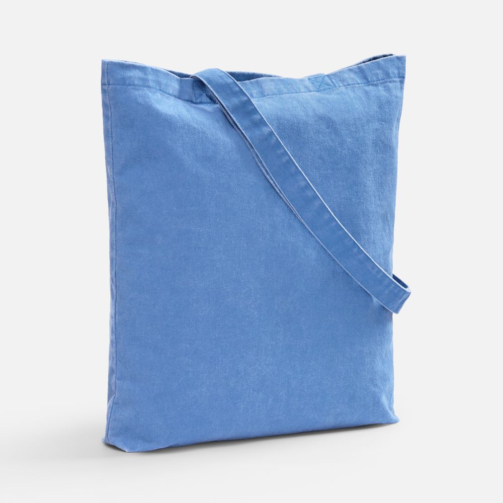 Сумка для покупок Berwi, синяя с логотипом