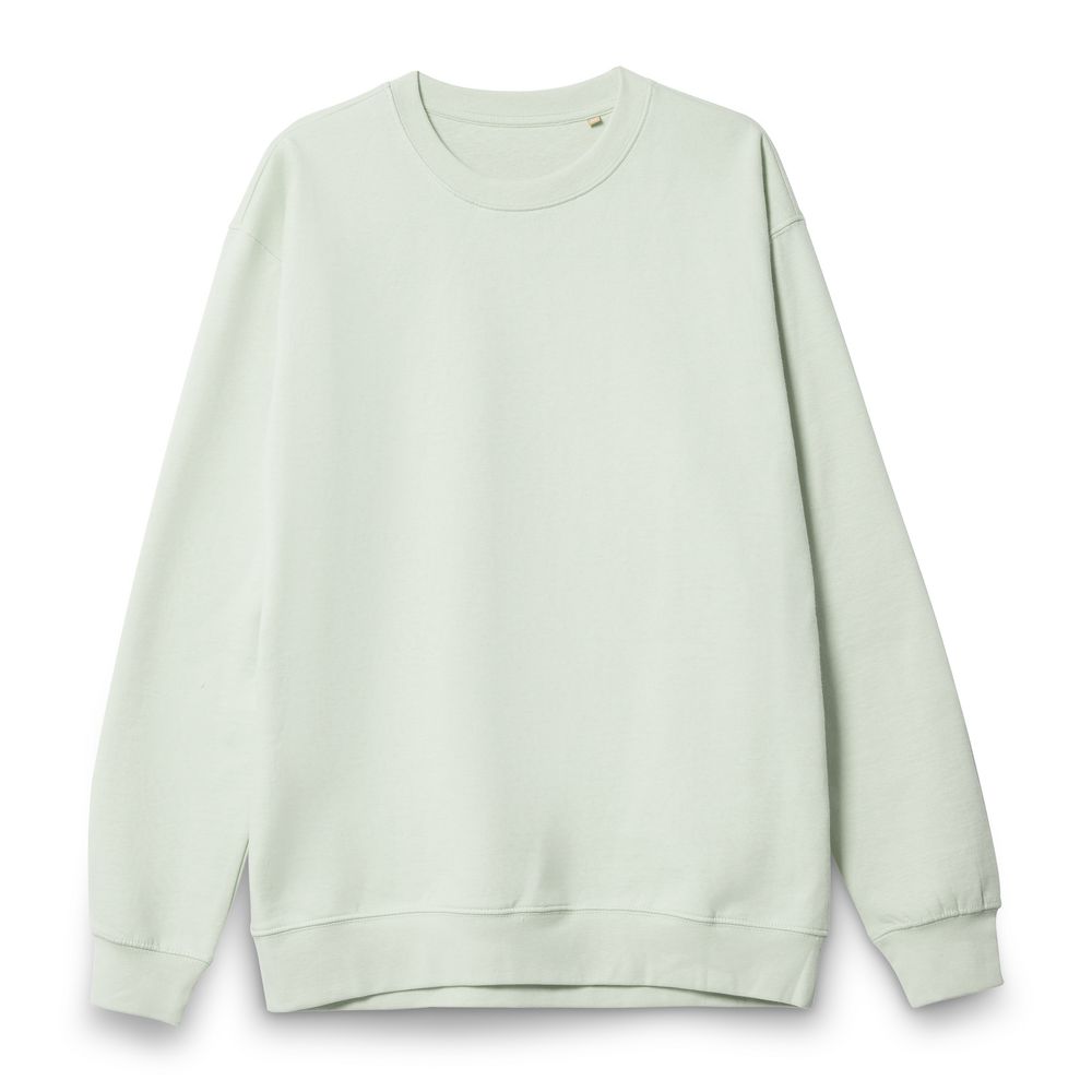 Свитшот унисекс Columbia, светло-зеленый с логотипом