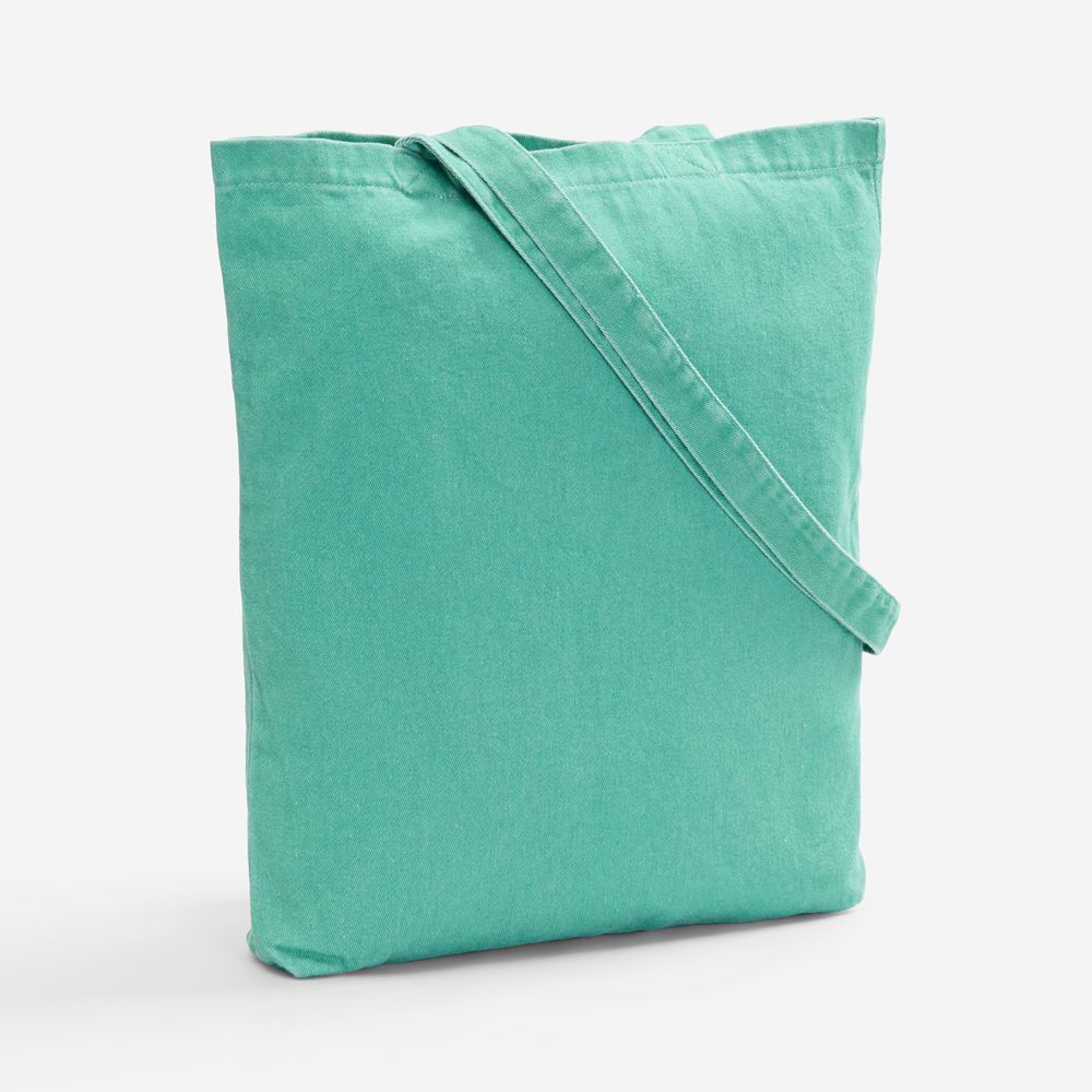 Сумка для покупок Berwi, зеленая с логотипом