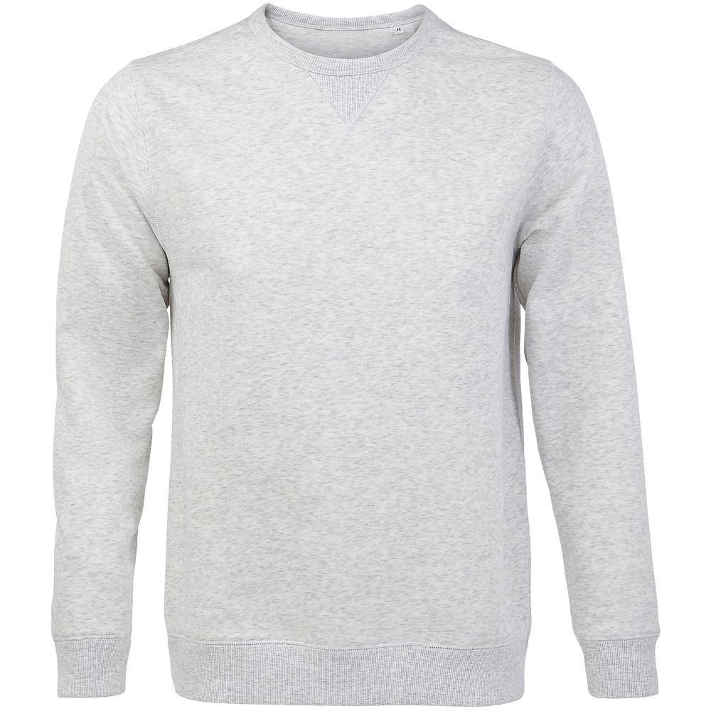 Толстовка унисекс Sully, светло-серый меланж с логотипом