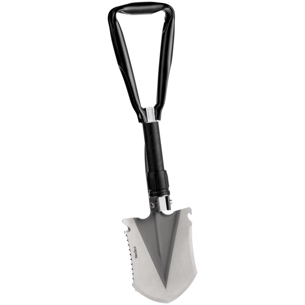 Складная лопата Nextool NE20033, черная с логотипом