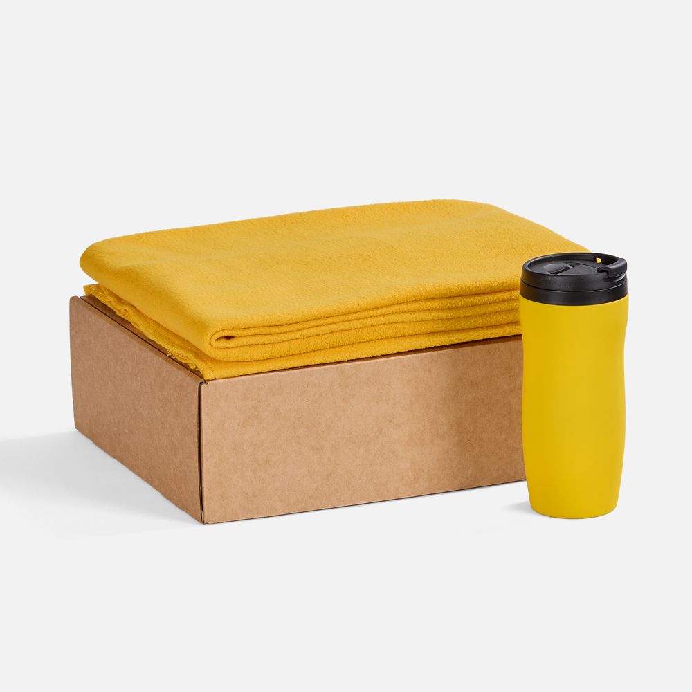 Набор Warm Form, желтый с логотипом