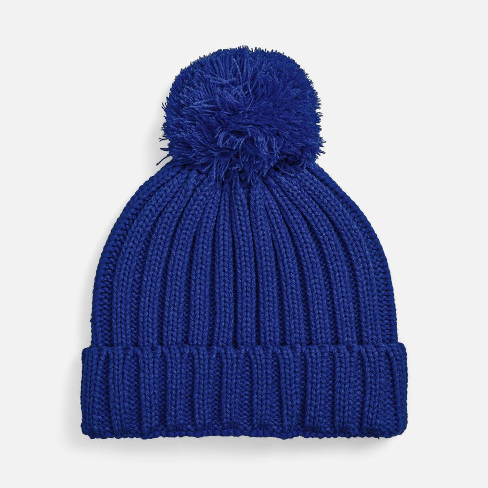 Шапка HappyGo, синяя с логотипом