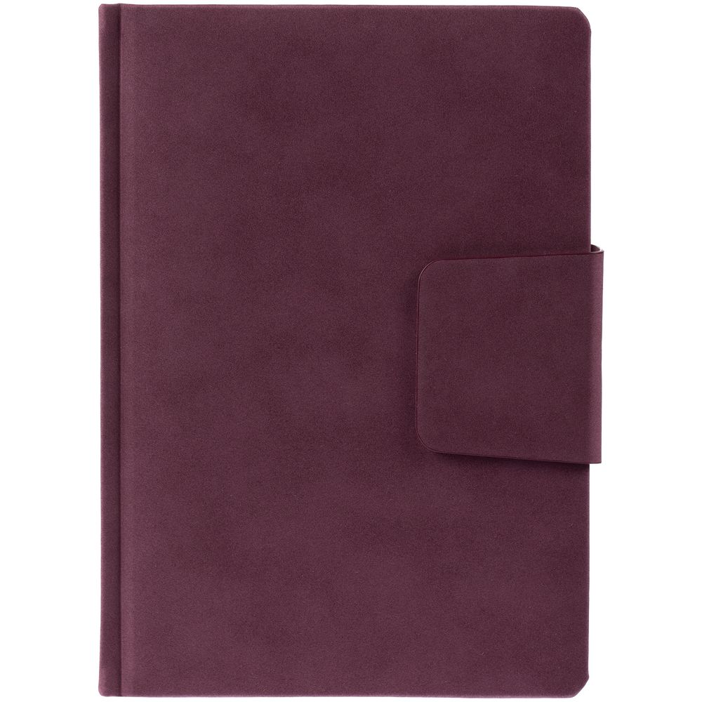 Ежедневник Capital, недатированный, бордовый с логотипом