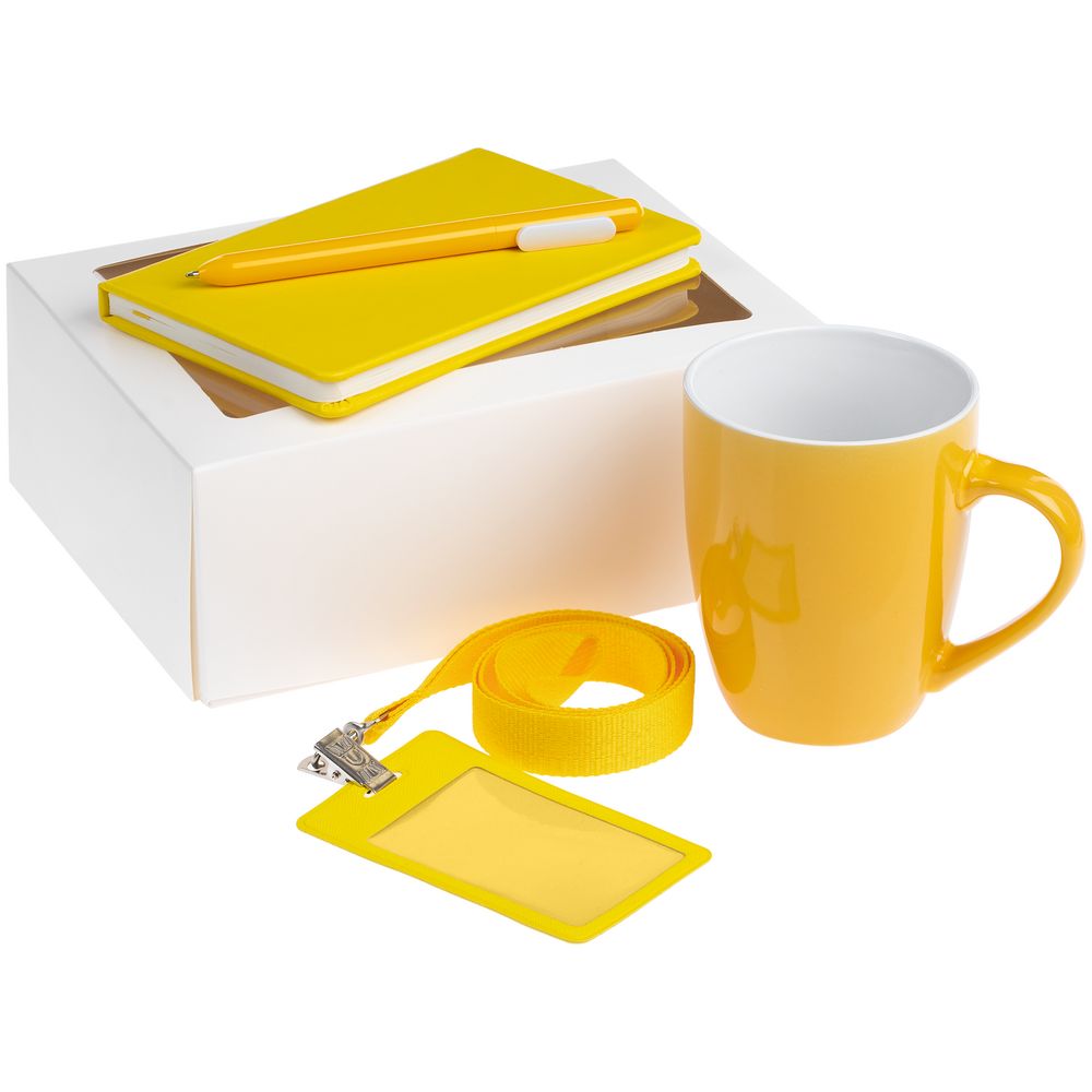 Набор Hop In, желтый с логотипом