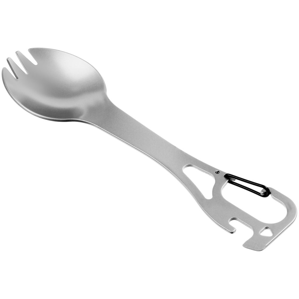 Походный столовый прибор Twin Win, стальной с логотипом