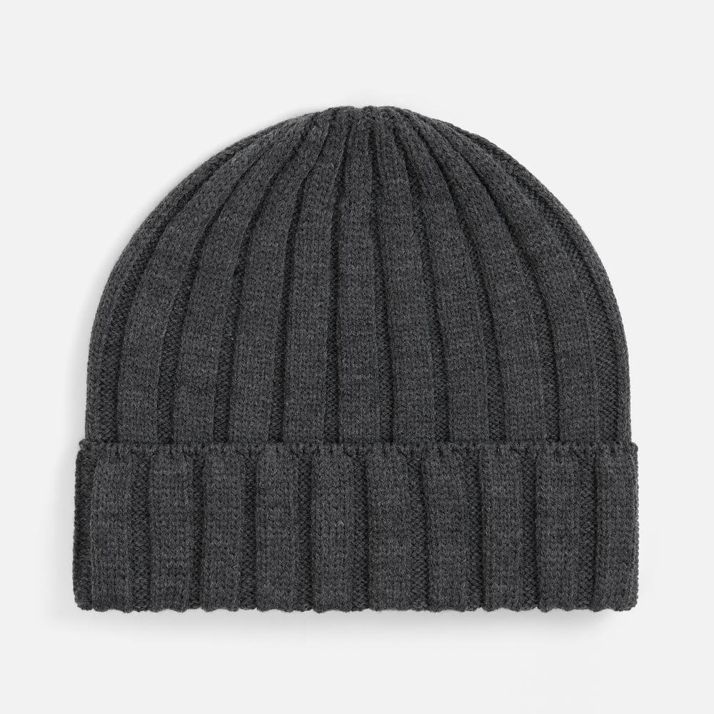 Шапка Metelitsa, темно-серый меланж с логотипом